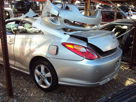 Z14794 2004 SOLARA-3.3L AT FWD 2DR CPE SE MODEL,BROKEN IGNITION NOT ABLE 
TO CK MILEAGE OR TEST ENG-TRANSM,CA EMISS,BLOWN AIRBGS,W CC,W ABS,W 
SUNROOF,BLACK CLOTH INT DIRTY W PWR DOORS,
